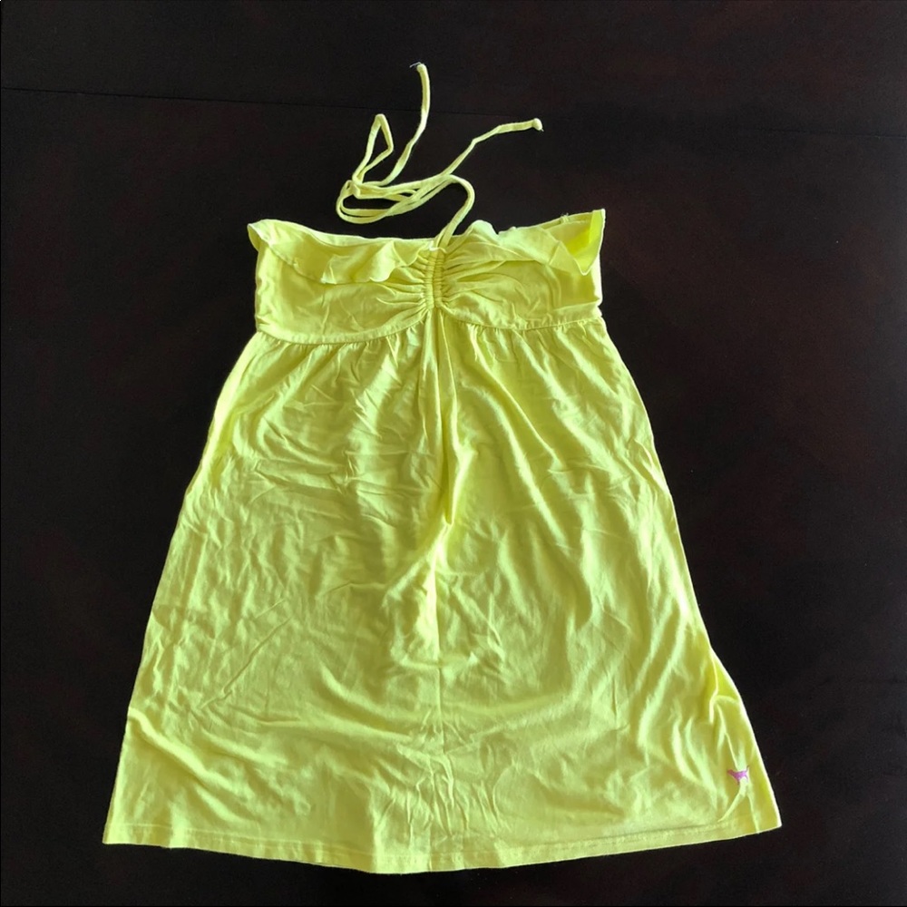 🔶 5/$25 🔶 PINK VS Yellow Dress (Beach Cover Up)